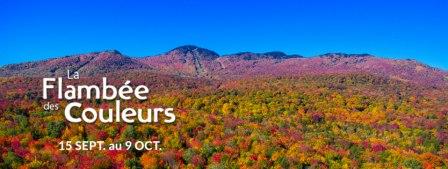 MONT ORFORD - La flambées de couleurs et La Grande Coulée sont arrivées MONT ORFORD - La flambées de couleurs et La Grande Coulée sont arrivées