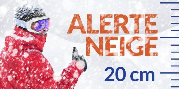 MONT ORFORD, ALERT DE NEIGE 20 CM